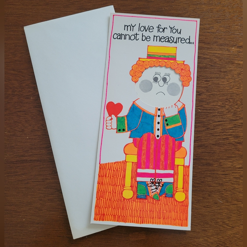 Vintage 1960s-1970s greeting card